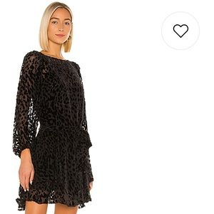 Tanya Taylor Leopard Burnout Dress